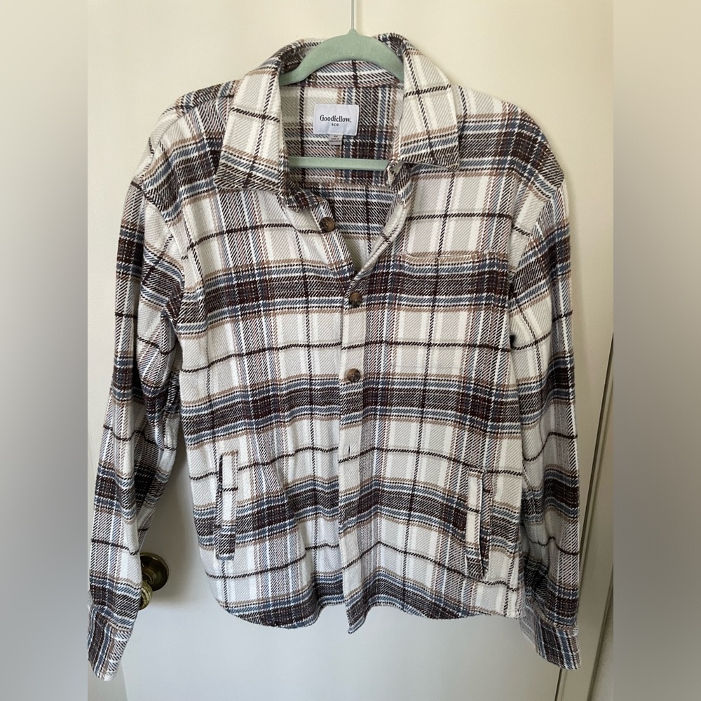 Men’s flannel shirt jacket